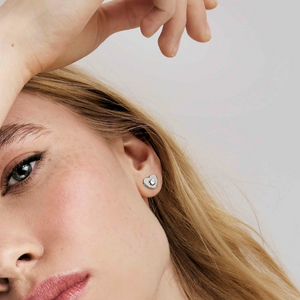 MYSOPHIE EARRINGS 029903/022 HEART CZ STUDS