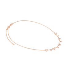 Load image into Gallery viewer, LIFE BOUQUET NECKLACE 242507/011 ROSE GOLD WHITE CZ
