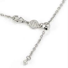 Load image into Gallery viewer, LIFE BOUQUET STERLING SILVER NECKLACE 242508/010 WHITE CZ SEMI SPHERE
