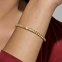 Load image into Gallery viewer, ENIGMATIC SHINE BRACELET 242402/010 STERLING SILVER WITH CENTRAL CZ
