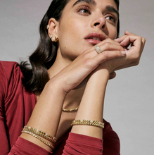 Load image into Gallery viewer, ENIGMATIC SHINE NECKLACE 242405/012 GOLD WITH CENTRAL CZ

