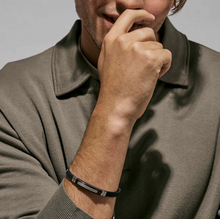 Load image into Gallery viewer, CITY ENERGY BRACELET 028819/060 BLACK PVD, STAINLESS STEEL &amp; CZ
