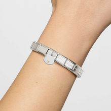 Load image into Gallery viewer, COMPOSABLE CLASSIC LINK 331801/15 CAT ENGRAVING PENDANT CHARM IN SILVER
