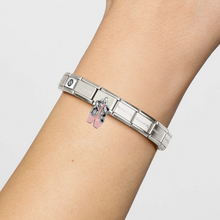 Load image into Gallery viewer, COMPOSABLE CLASSIC LINK 331805/21 BALLET SHOES PENDANT CHARM IN SILVER
