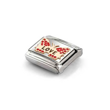 Load image into Gallery viewer, COMPOSABLE CLASSIC LINK 430202/47 RED LOVE BUTTERFLY IN 9K ROSE GOLD
