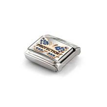 Load image into Gallery viewer, COMPOSABLE CLASSIC LINK 430202/51 BLUE PROTECTION BUTTERFLY IN 9K ROSE GOLD

