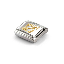 Load image into Gallery viewer, COMPOSABLE CLASSIC LINK 030167/09 SAGITTARIUS WITH ETCHED DETAIL IN 18K GOLD

