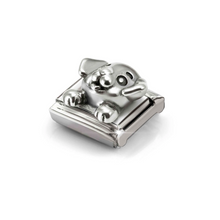 Load image into Gallery viewer, COMPOSABLE CLASSIC LINK 330114/17 DOG IN SILVER
