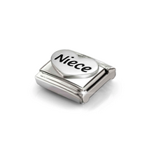 Load image into Gallery viewer, COMPOSABLE CLASSIC LINK 330114/26 NIECE HEART IN SILVER
