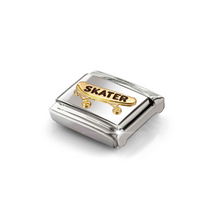 Load image into Gallery viewer, COMPOSABLE CLASSIC LINK 030285/90 SKATE BOARD IN 18K GOLD &amp; ENAMEL
