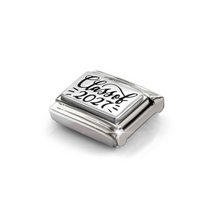 Load image into Gallery viewer, COMPOSABLE CLASSIC LINK 330102/67 CLASS OF 2027 IN SILVER
