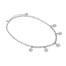Load image into Gallery viewer, WEAR &amp; STYLE NECKLACE 134510/007 S/STEEL STAR PENDANTS
