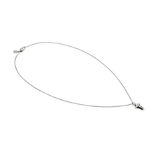 Load image into Gallery viewer, VIRTUS CODE NECKLACE 1330107/039 CROSS WITH BLACK DIAMONDS
