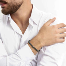 Load image into Gallery viewer, B-YOND BRACELET 028943/015  S/STEEL WASHER LINK BLACK PVD CHAIN
