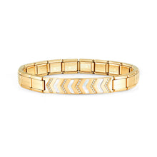Load image into Gallery viewer, TRENDSETTER BRACELET 021144/012 GOLD PVD, MOTHER OF PEARL &amp; CZ
