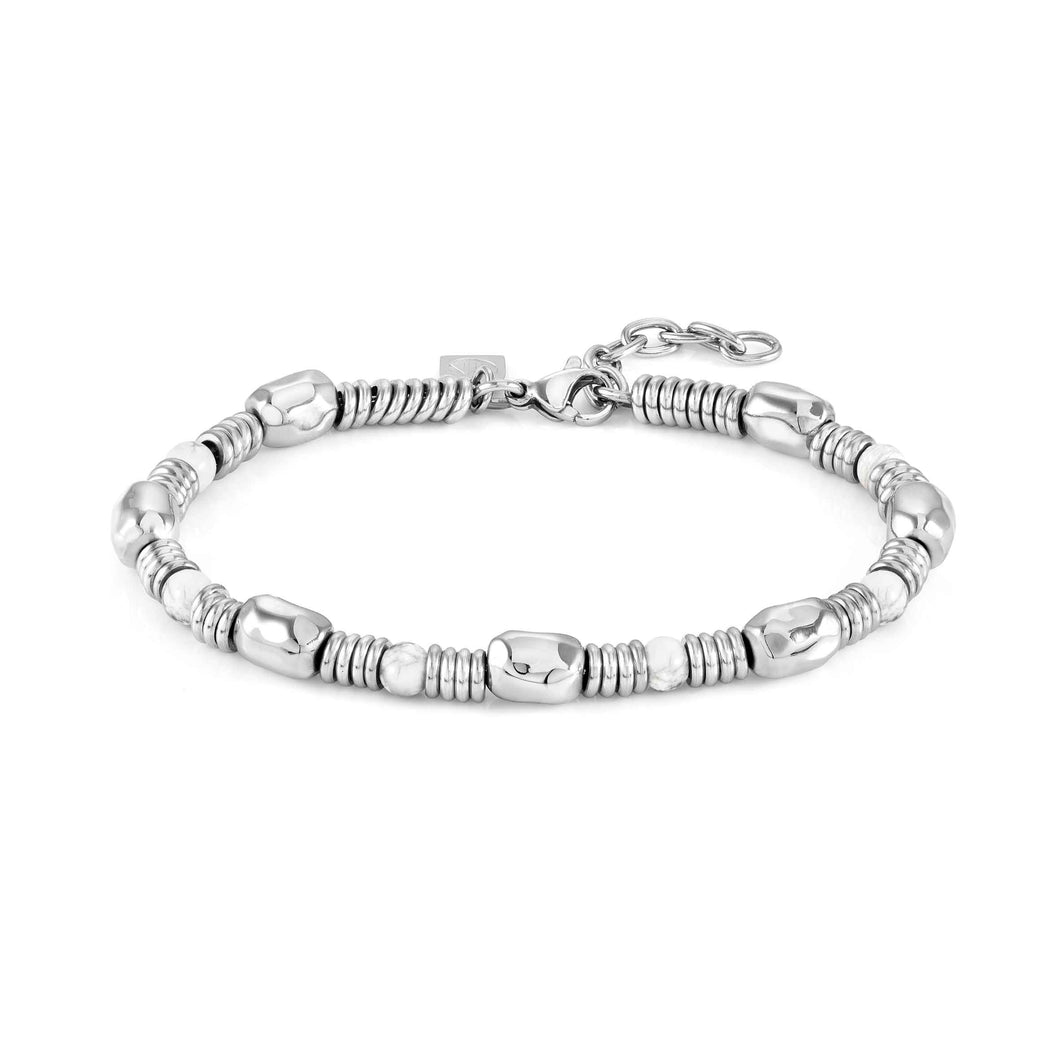 INSTINCT BIG BRACELET 027923/046 WHITE HOWLITE