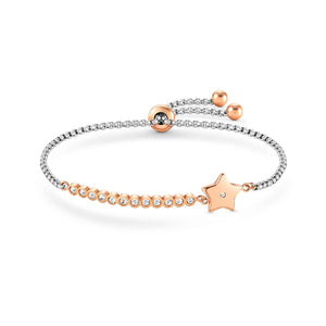MILLELUCI BRACELET ROSE GOLD WITH CZ 028009/023 STAR