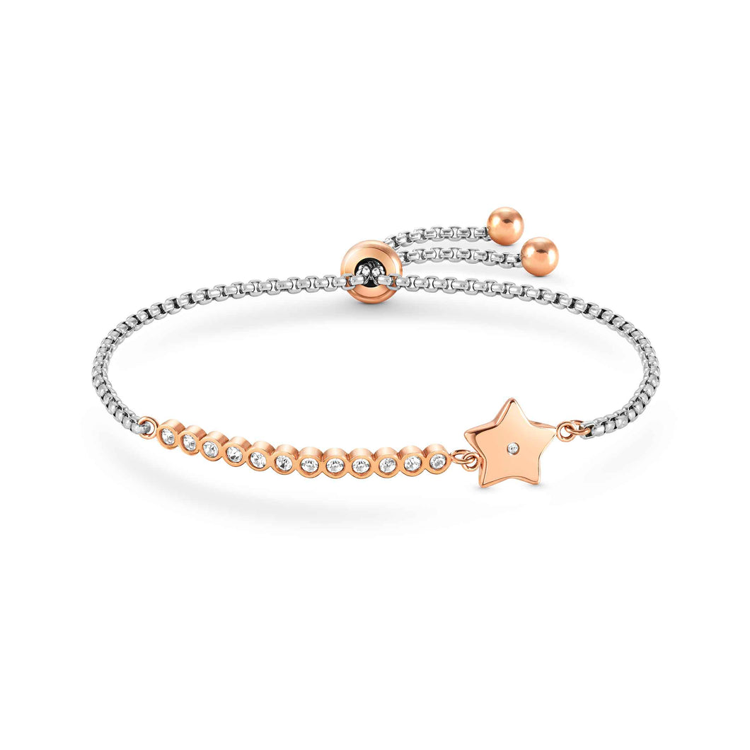 MILLELUCI BRACELET ROSE GOLD WITH CZ 028009/023 STAR