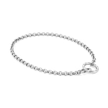 Load image into Gallery viewer, INFINITO NECKLACE 028203/001 STAINLESS STEEL WITH CZ
