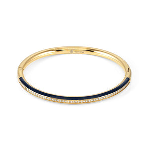 DRUSILLA BLUE BANGLE 028710/004 GOLD WITH CZ