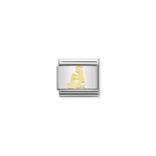 Load image into Gallery viewer, COMPOSABLE CLASSIC LINK 030104/11 AQUARIUS IN 18K GOLD
