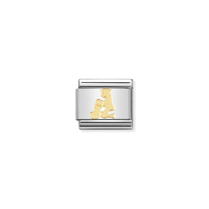 COMPOSABLE CLASSIC LINK 030104/11 AQUARIUS IN 18K GOLD