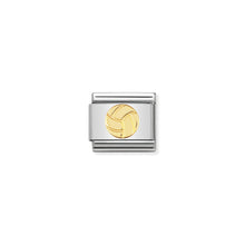 Load image into Gallery viewer, COMPOSABLE CLASSIC LINK 030106/11 VOLLEYBALL (NETBALL) IN 18K GOLD
