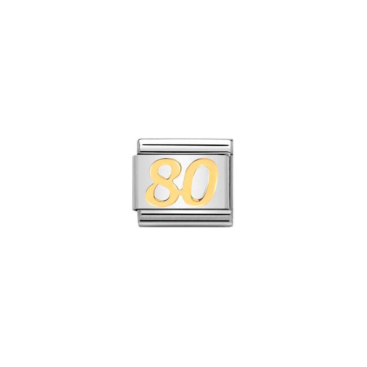 COMPOSABLE CLASSIC LINK 030109/39 NUMBER 80 SYMBOL IN 18K GOLD – Nomination