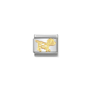 COMPOSABLE CLASSIC LINK 030112/23 DOG IN 18K GOLD