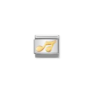 COMPOSABLE CLASSIC LINK 030117/02 MUSIC NOTE IN 18K GOLD