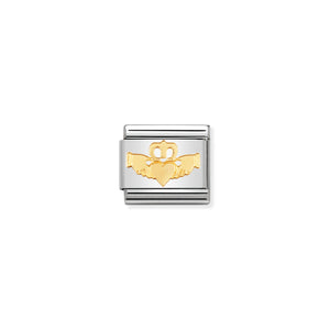 COMPOSABLE CLASSIC LINK 030119/05 CLADDAGH IN 18K GOLD