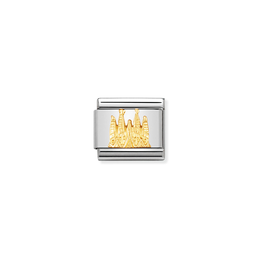 COMPOSABLE CLASSIC LINK 030123/19 SAGRADA FAMILIA IN 18K GOLD