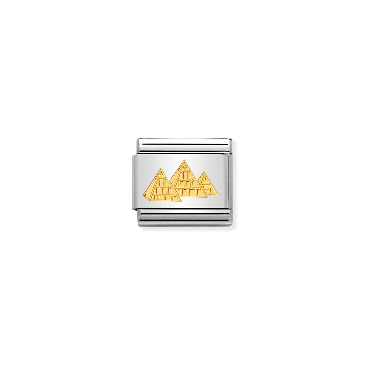 COMPOSABLE CLASSIC LINK 030145/24 PYRAMIDS IN 18K GOLD – Nomination