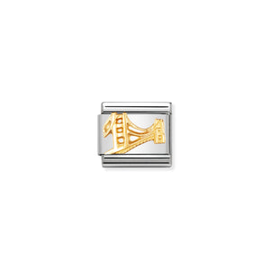 COMPOSABLE CLASSIC LINK 030146/01 GOLDEN GATE BRIDGE IN 18K GOLD