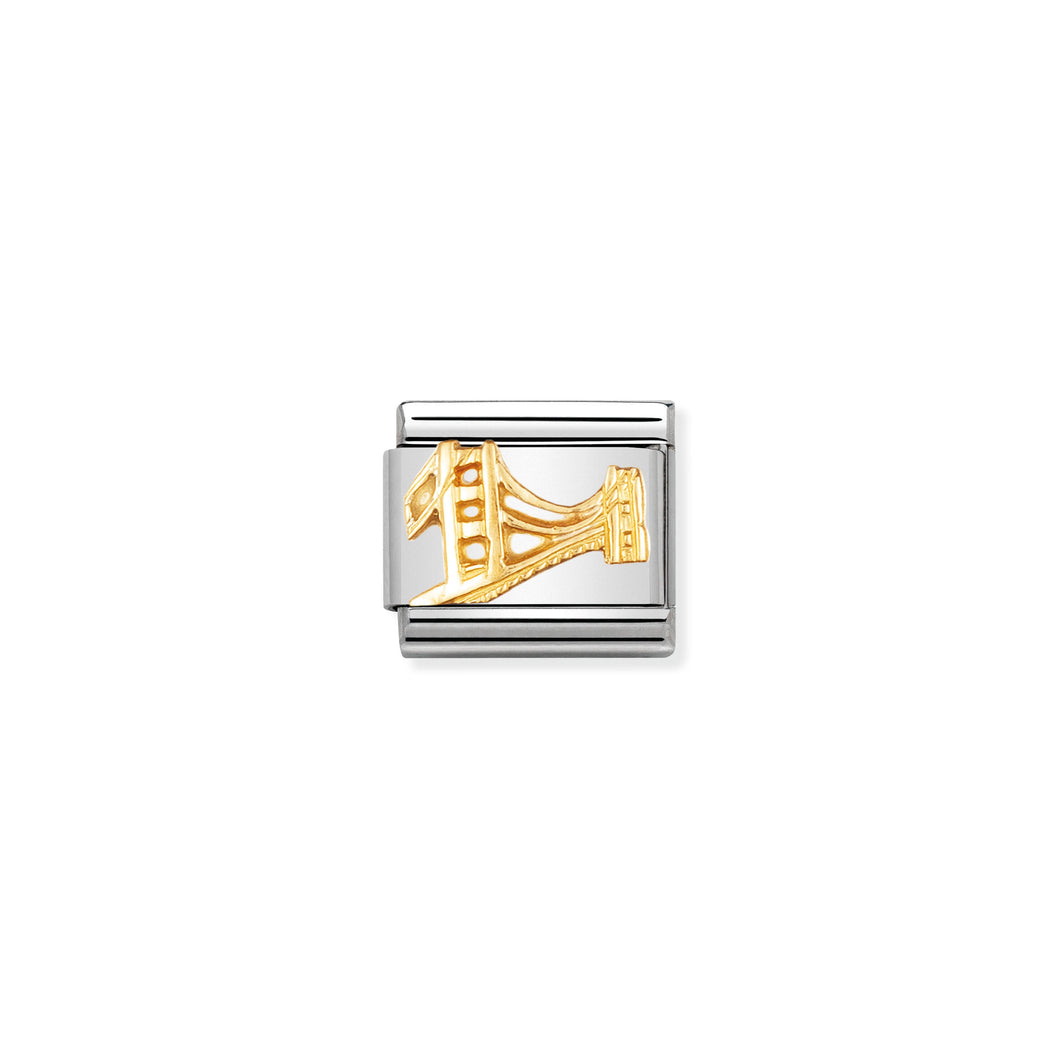 COMPOSABLE CLASSIC LINK 030146/01 GOLDEN GATE BRIDGE IN 18K GOLD