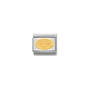 COMPOSABLE CLASSIC LINK 030161/02 IN LOVE SMILE IN 18K GOLD
