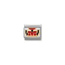 Load image into Gallery viewer, COMPOSABLE CLASSIC LINK 030203/23 RED CAR IN 18K GOLD &amp; ENAMEL
