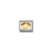 Load image into Gallery viewer, COMPOSABLE CLASSIC LINK 030209/24 CHAMPAGNE GLASSES IN 18K GOLD AND ENAMEL
