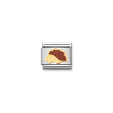 Load image into Gallery viewer, COMPOSABLE CLASSIC LINK 030212/41 HEDGEHOG IN 18K GOLD AND ENAMEL
