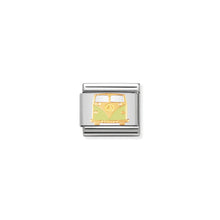 Load image into Gallery viewer, COMPOSABLE CLASSIC LINK 030270/03 VAN 18K GOLD AND ENAMEL
