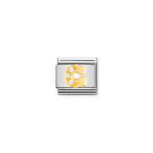 Load image into Gallery viewer, COMPOSABLE CLASSIC LINK 030301/07 LETTER G IN 18K GOLD AND CZ
