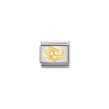 Load image into Gallery viewer, COMPOSABLE CLASSIC LINK 030302/08 SCORPIO IN 18K GOLD AND CZ
