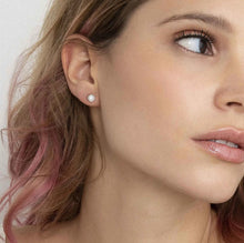 Load image into Gallery viewer, AUREA EARRING STUDS 145705/010 SILVER WHITE CZ
