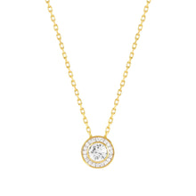 Load image into Gallery viewer, AUREA NECKLACE 145710/010 GOLD CZ
