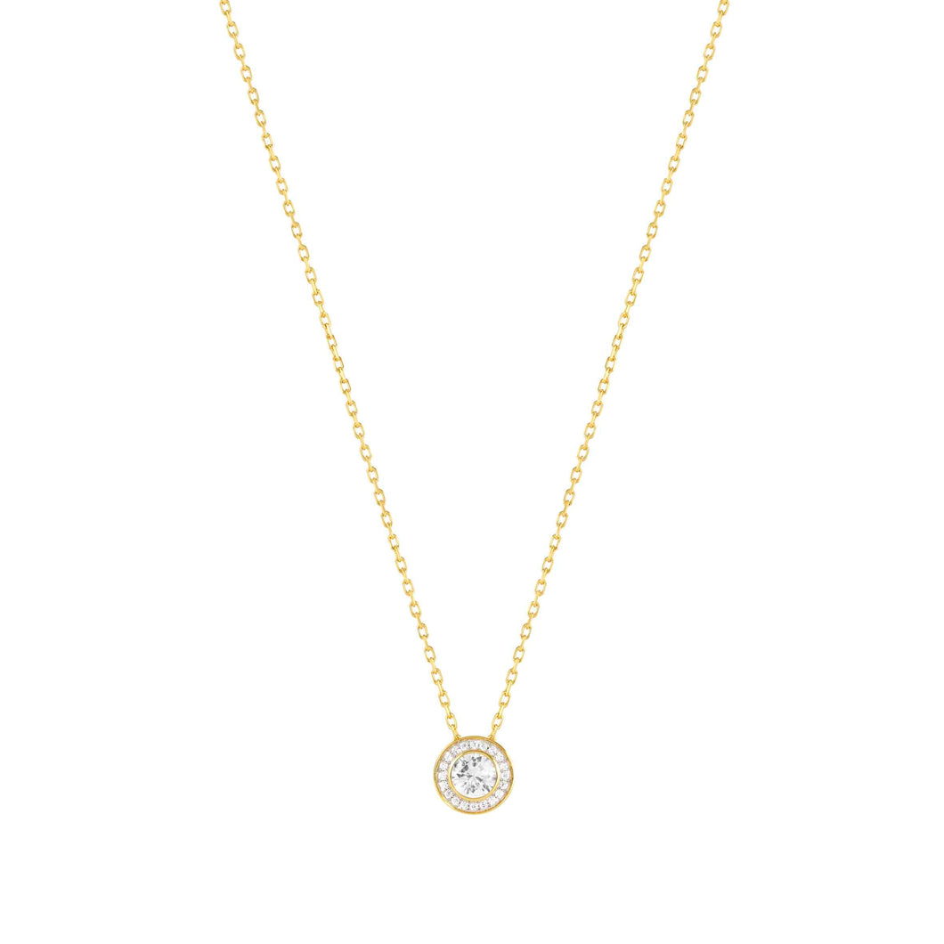 AUREA NECKLACE 145710/010 GOLD CZ