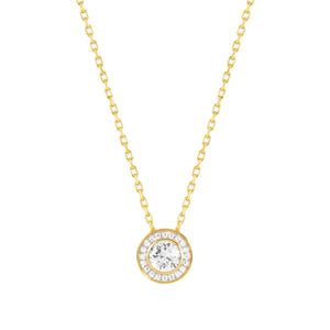 AUREA NECKLACE 145710/010 GOLD CZ