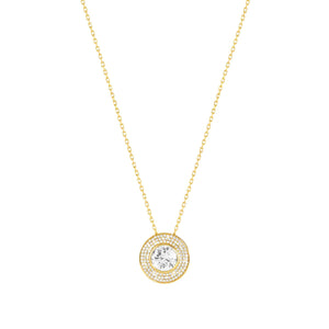 AUREA NECKLACE 145711/010 GOLD CZ