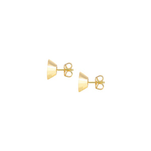 AUREA EARRING STUDS 145712/024 GOLD CHAMPAGNE / COFFEE CZ
