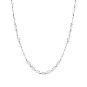 ARMONIE NECKLACE 146902/010 SILVER OVALS