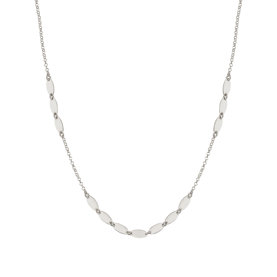 ARMONIE NECKLACE 146902/010 SILVER OVALS